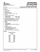 DataSheet CD74HC4060 pdf